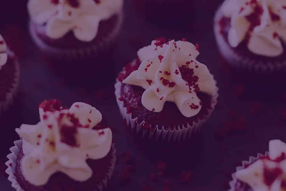 Red Velvet Rosemary Vegan Cupcakes - Julian Marley JuJu Royal