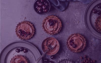 Tofu Chocolate Ginger Tarts